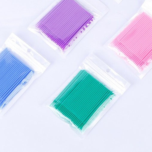 Micro Cotton Swab Brushes for Lash Removing and cleaning